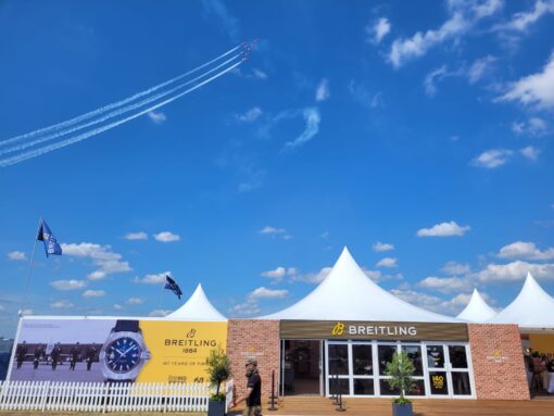 temporary event structure breitling red arrows raf