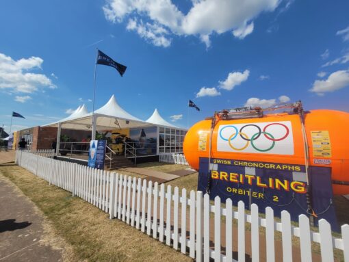 luxury temporary event structure Breitling royal international air tattoo